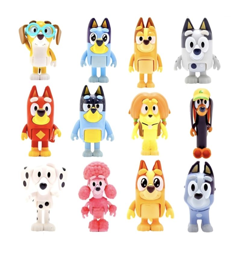 Set 12 Figurine Bluey Family, Family and Friends 6-8 cm