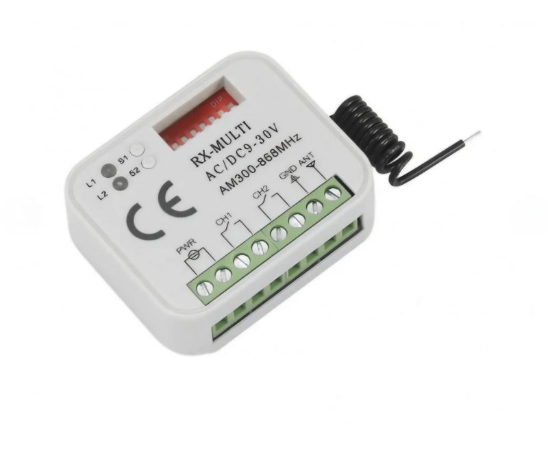 Receptor Acces Control RX-Multi, 300-868 Mhz, 2 Canale, 12-30V AC/DC
