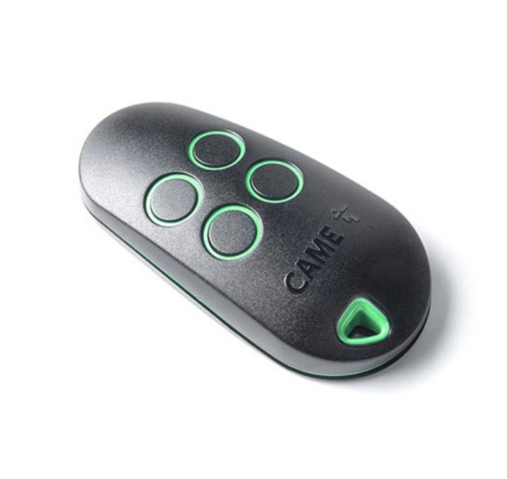 Telecomanda Came TOPD4REN, Forma Ergonomica, Rolling Code, 868 – 433 MHz, Verde